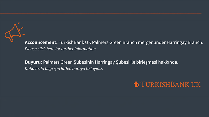 Palmers Green Şubesinin Harringay Şubesi ile Birleşmesi Hakkında